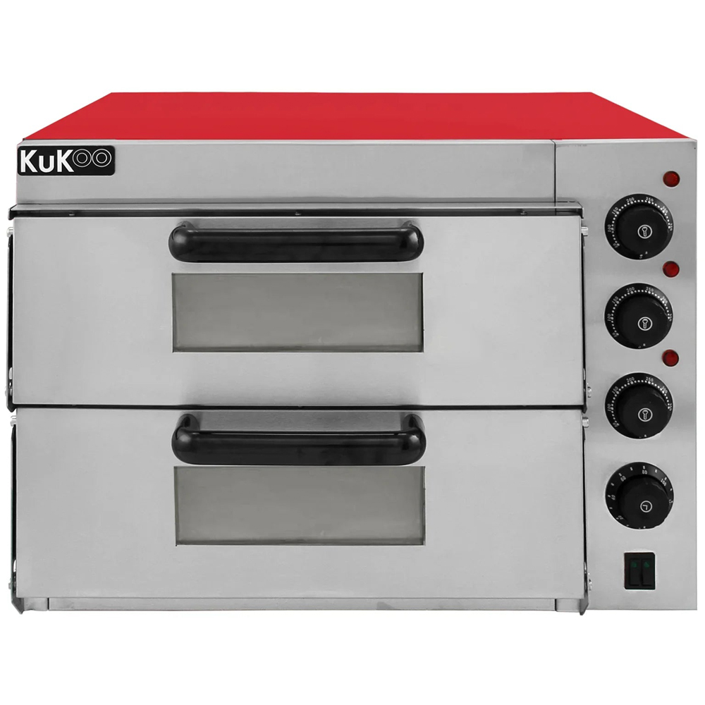 KuKoo 10321 16 inch Twin Deck Electric Pizza Oven Image 3