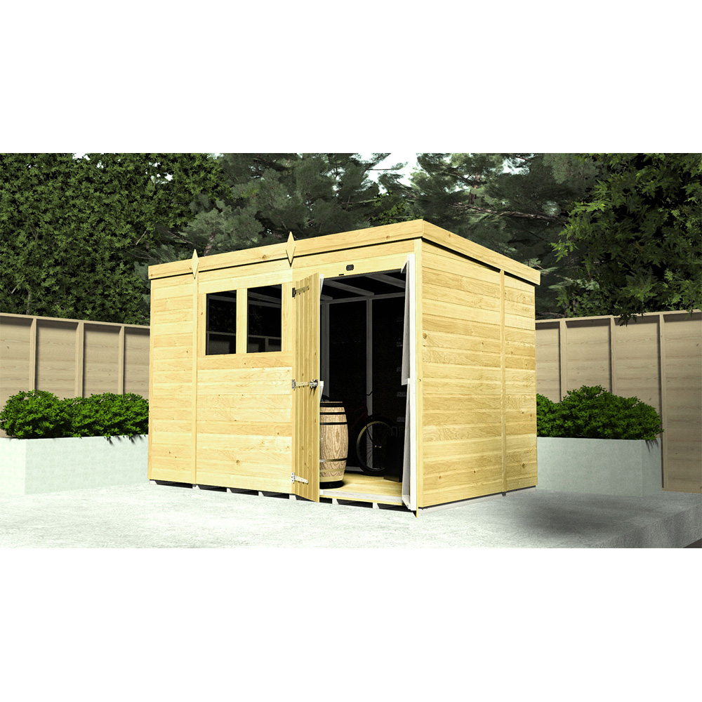 DIY Sheds 13 x 5ft Tongue and Groove Timber Pent Garden Shed Image 4