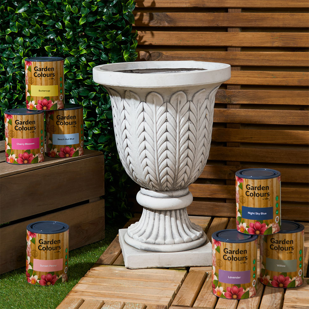 Wilko Garden Colours Vanilla Morning Wood Paint 2.5L Image 4