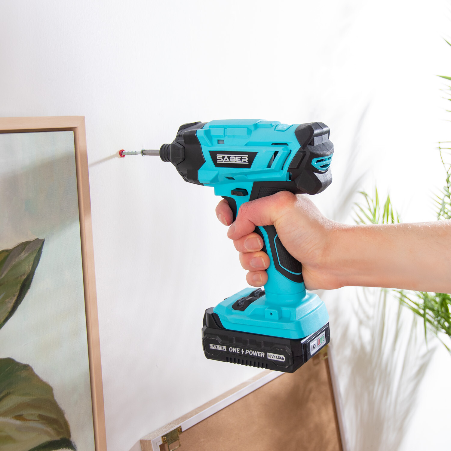 Saber 18V One Battery Cordless Impact Driver Bare Unit Image 2