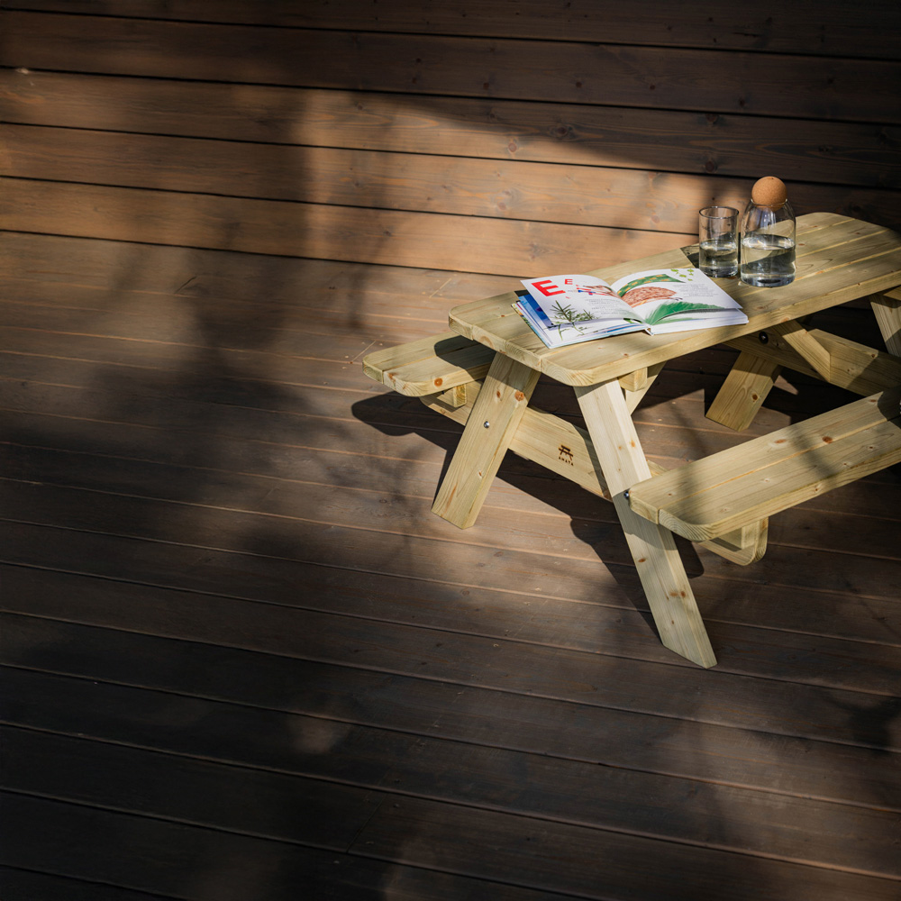 AMATA Ungurs Children Mini Picnic Table Mini Green Image 6