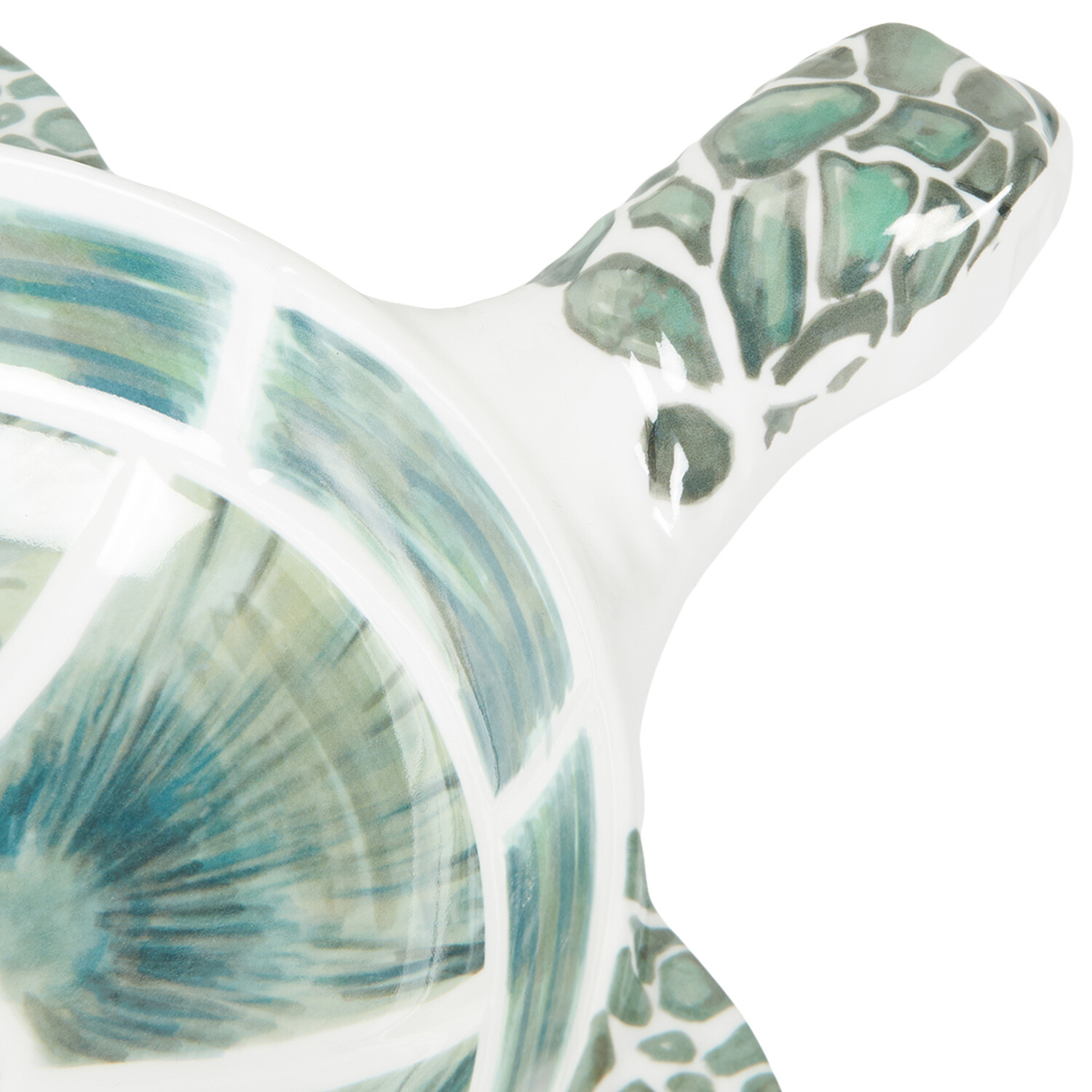 Neptune Melamine Turtle Bowl - Green Image 4