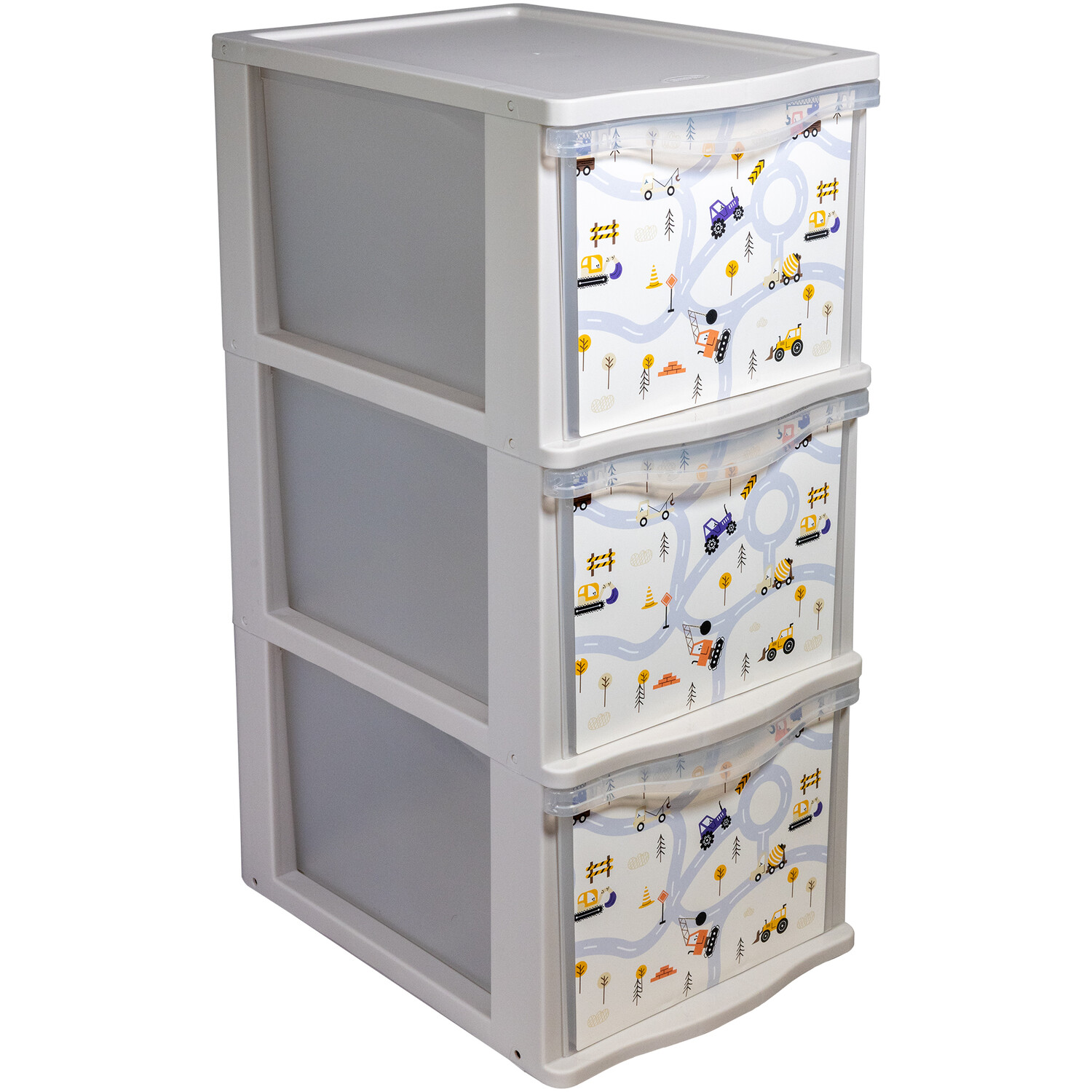 Tontarelli Trucks 3 Drawer Tower - Multicolour Image 2