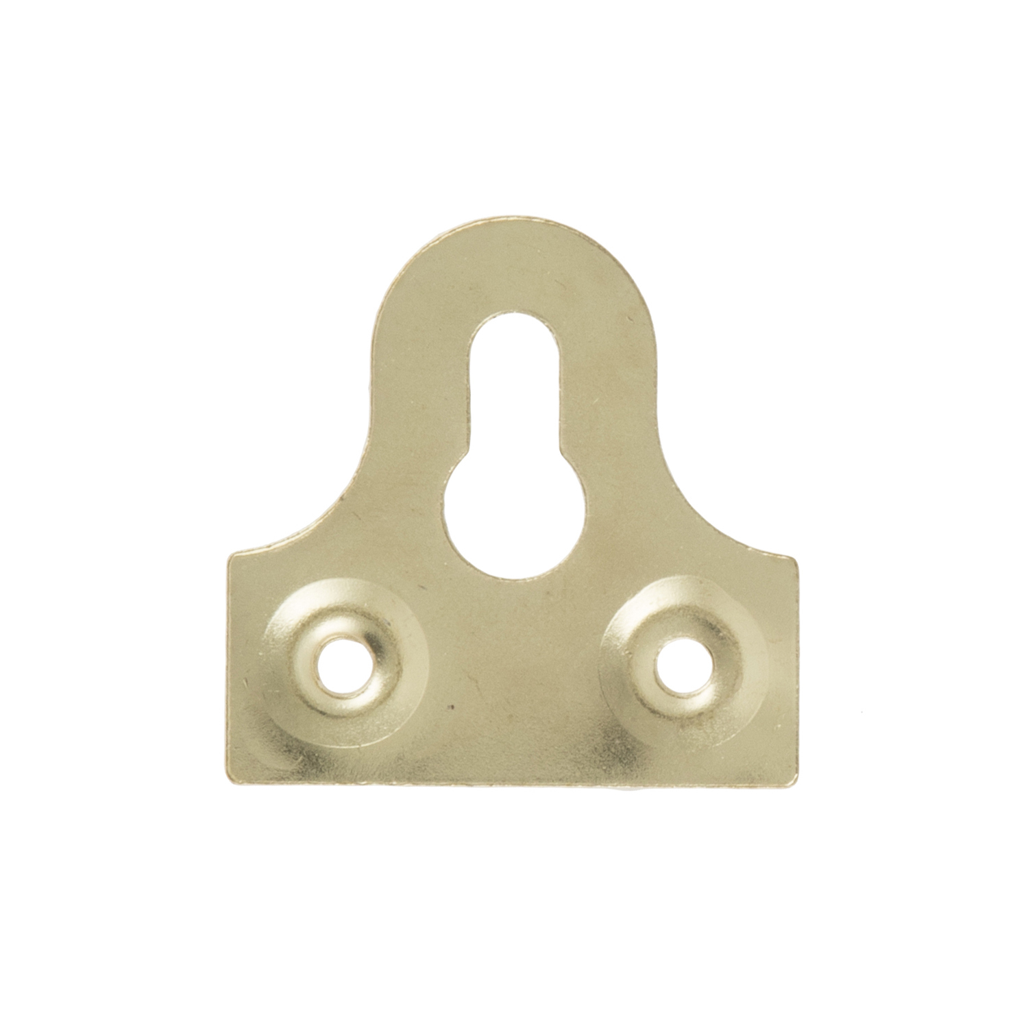 Hiatt 1 to 1/4 inch Slotted Brassed Glass Plates 4 Pack Image 2