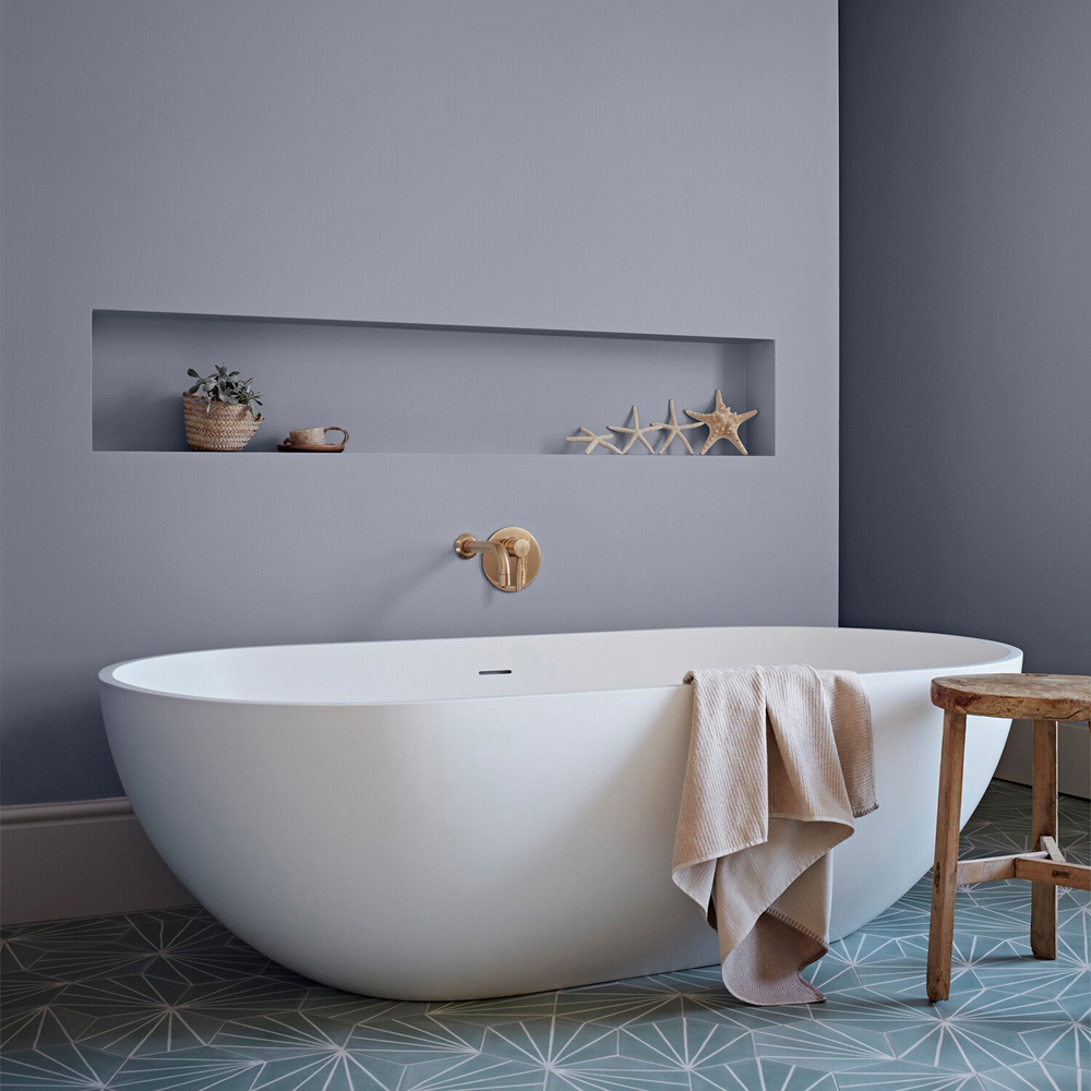 Crown Easyclean Bathroom Paint - Blue Gravel Image 5