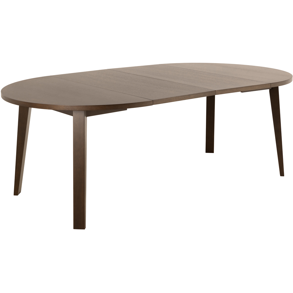 Furniture To Go A-Line Smoked Oak 6 Seater 120-220cm Extendable Round Dining Table Image 3
