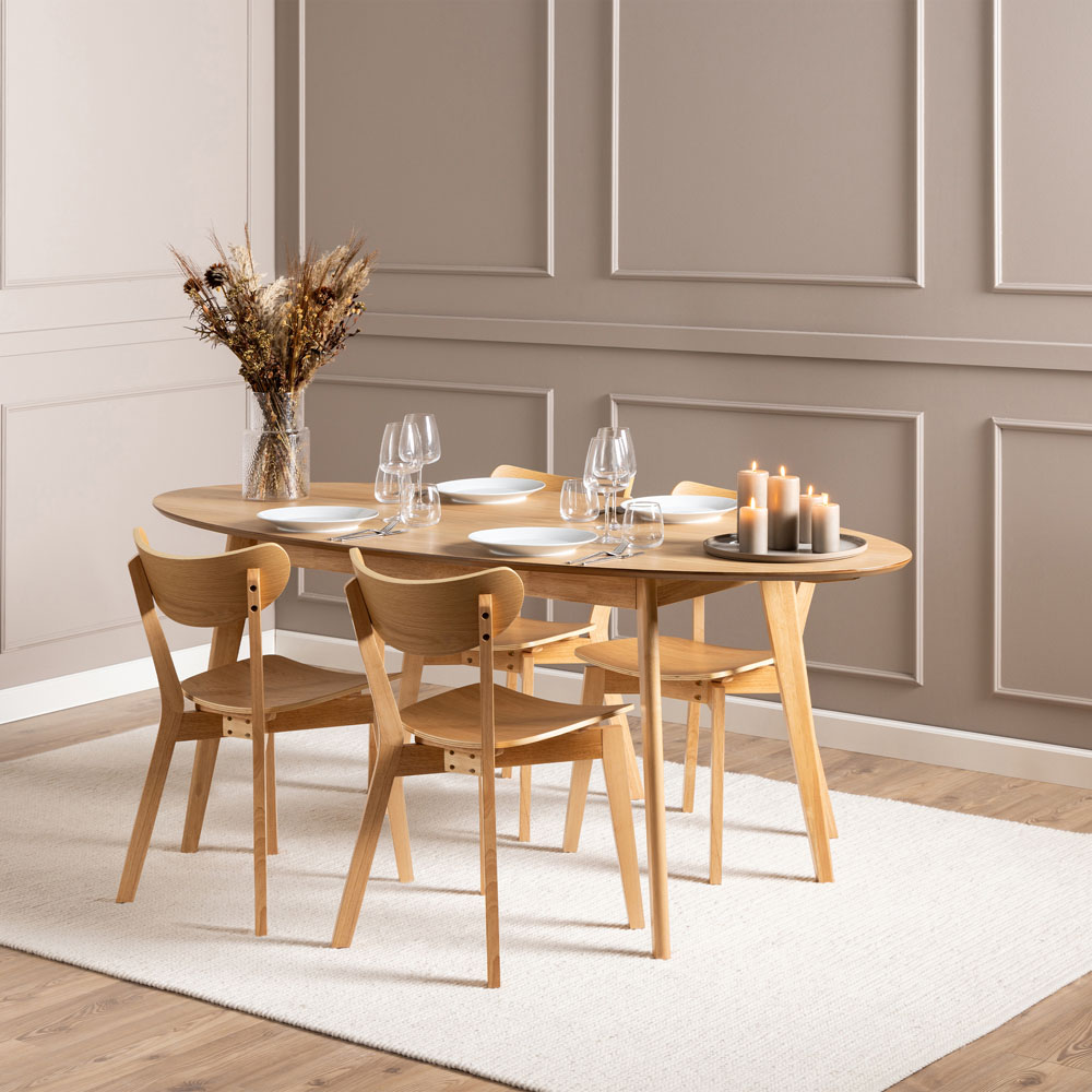 Furniture To Go Roxby Oak Dining Chair Set of 2 Image 4
