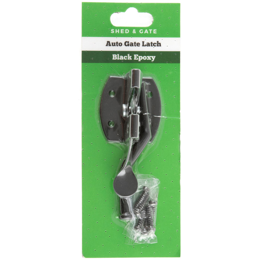 Hiatt Black Auto Gate Latch Image 2