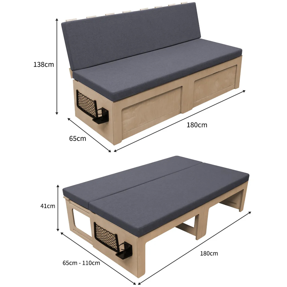 MonsterShop Camper Van Pull Out Bed Image 6