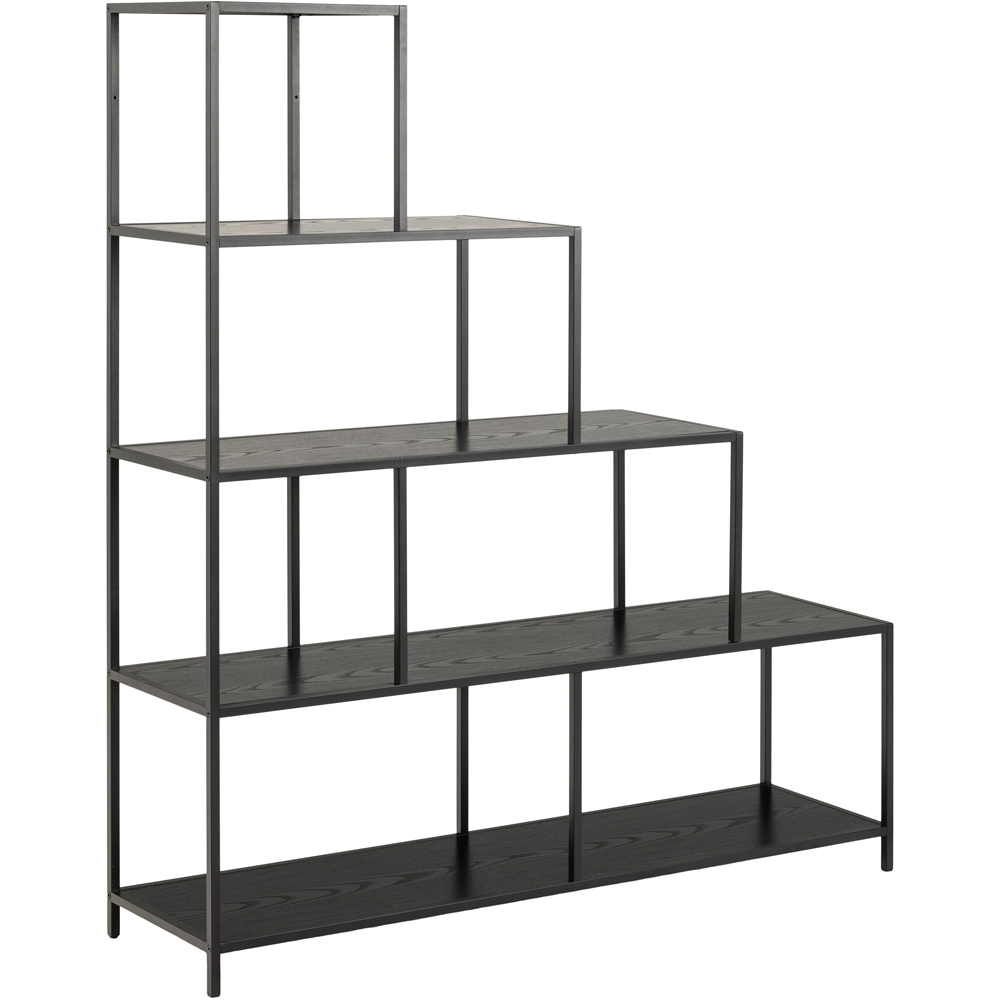 Furniture To Go Seaford Black 4 Shelf Bookcase Image 4