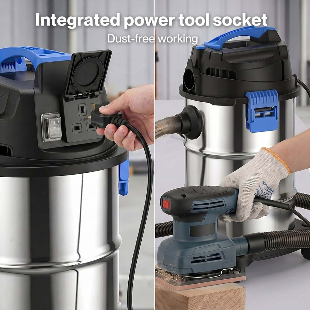 Spector RB1023-SL-UK Wet and Dry Heavy Duty Vacuum Cleaner 1400W Image 4
