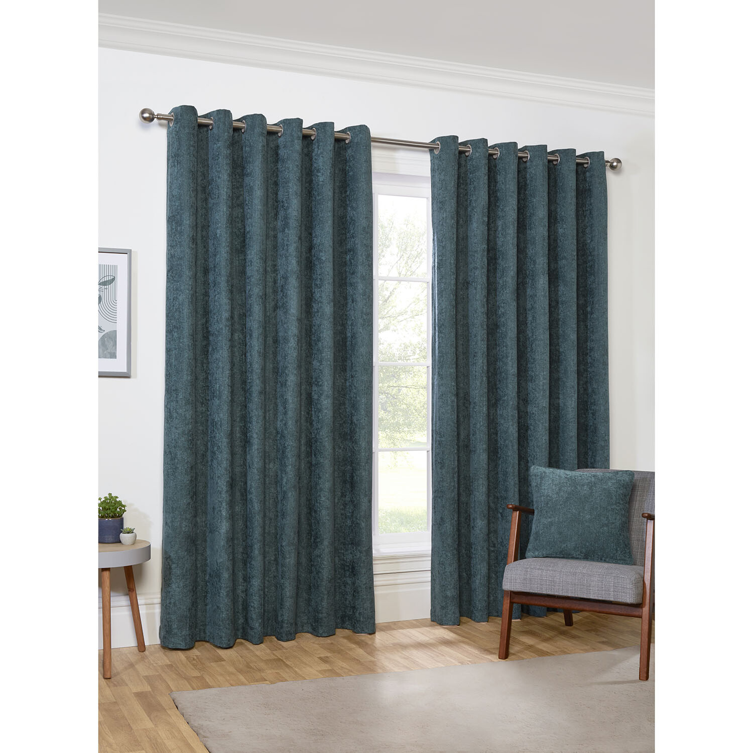 Alden Thermal Curtains - Emerald / 229cm Image 2