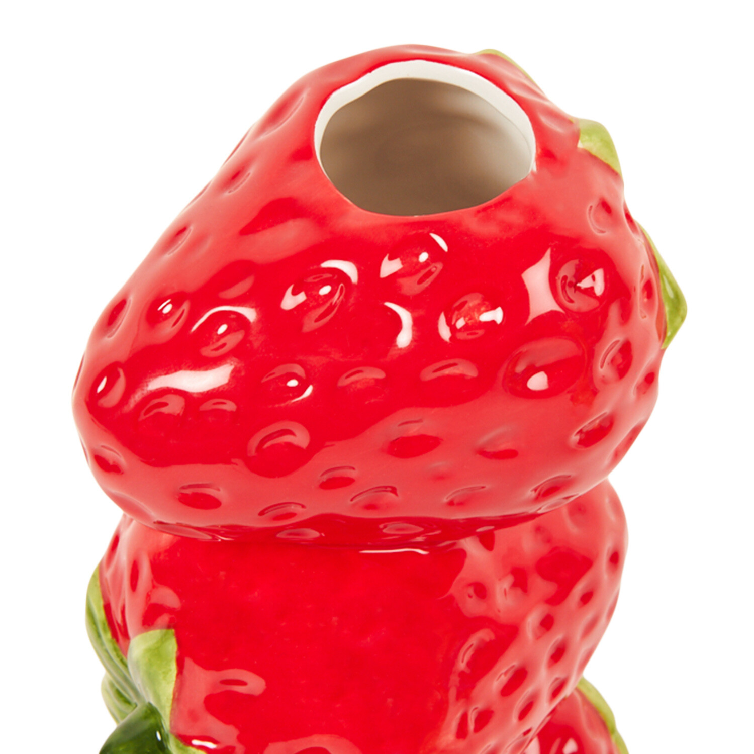 Lemon or Strawberry Stacked Mini Vase - Red or Yellow Image 3