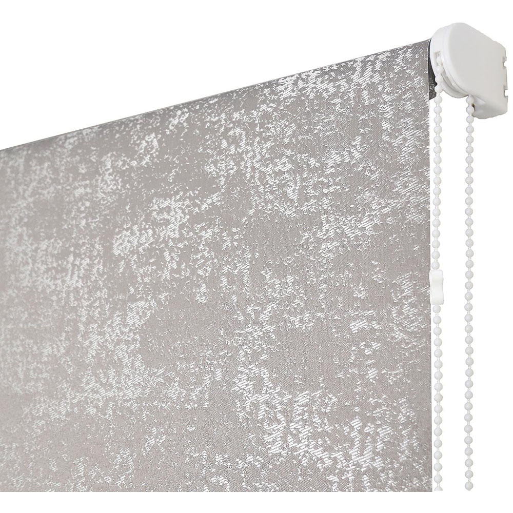 Textured Blackout Blind Snow Silver 90cm Image 3