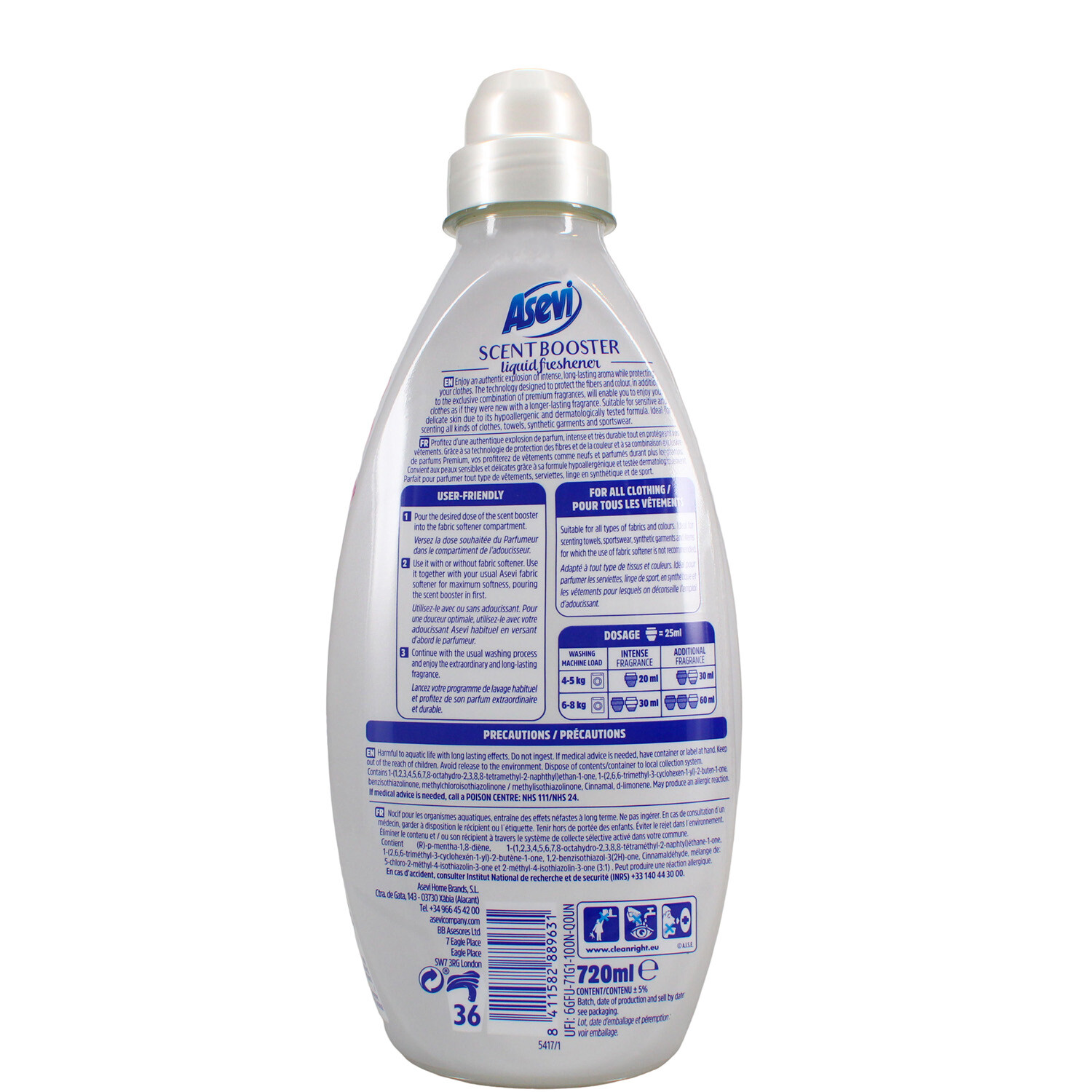 Asevi Scent Booster Liquid Freshener Pink Image 2