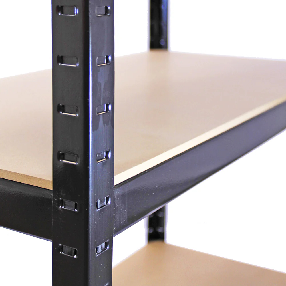 Monster Racking T-Rax Metal Storage Black Shelf 90cm 3 Pack Image 6