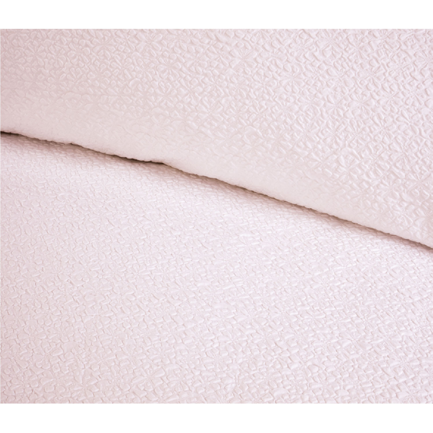 Elise Crinkle Duvet Set - Pink / Single Image 4