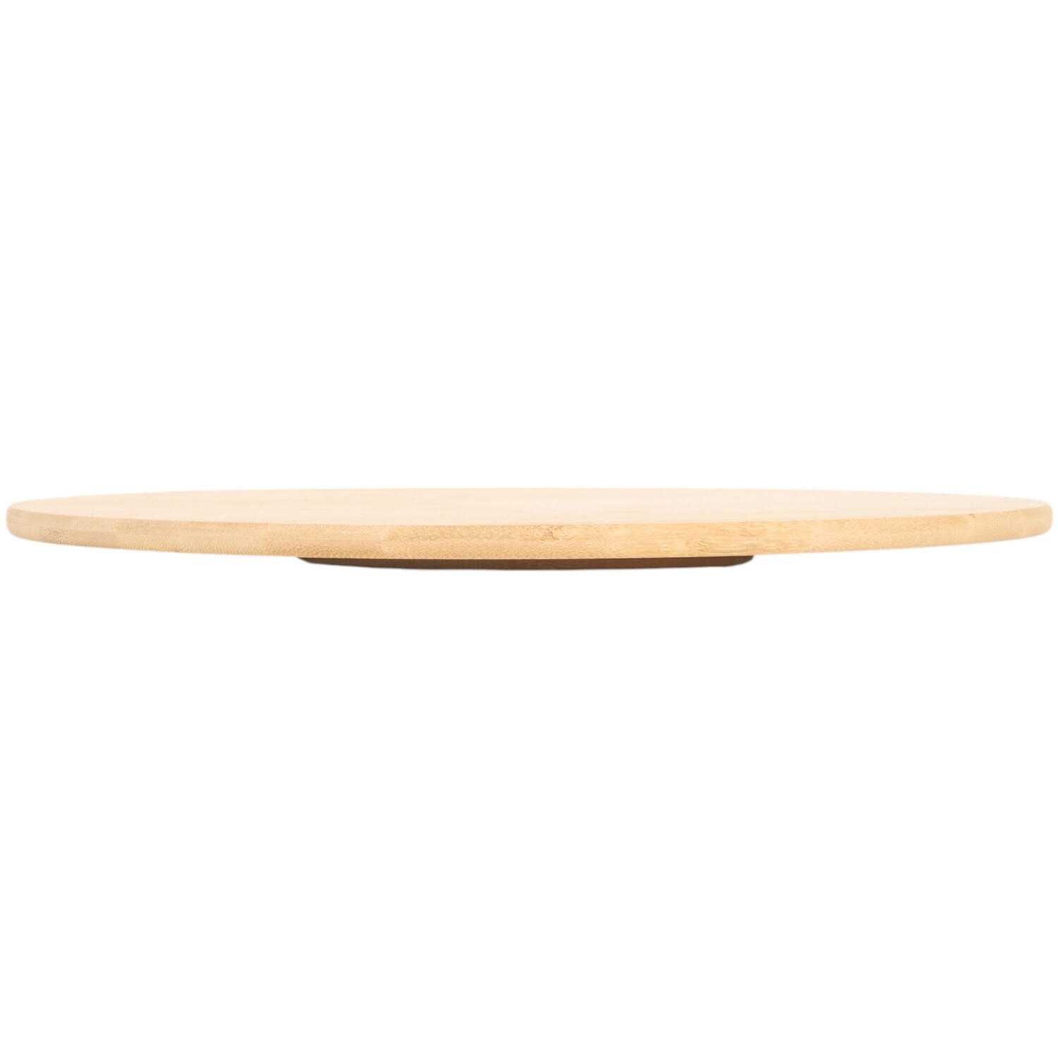 Large Round Bamboo Lazy Susan Natural Image 3