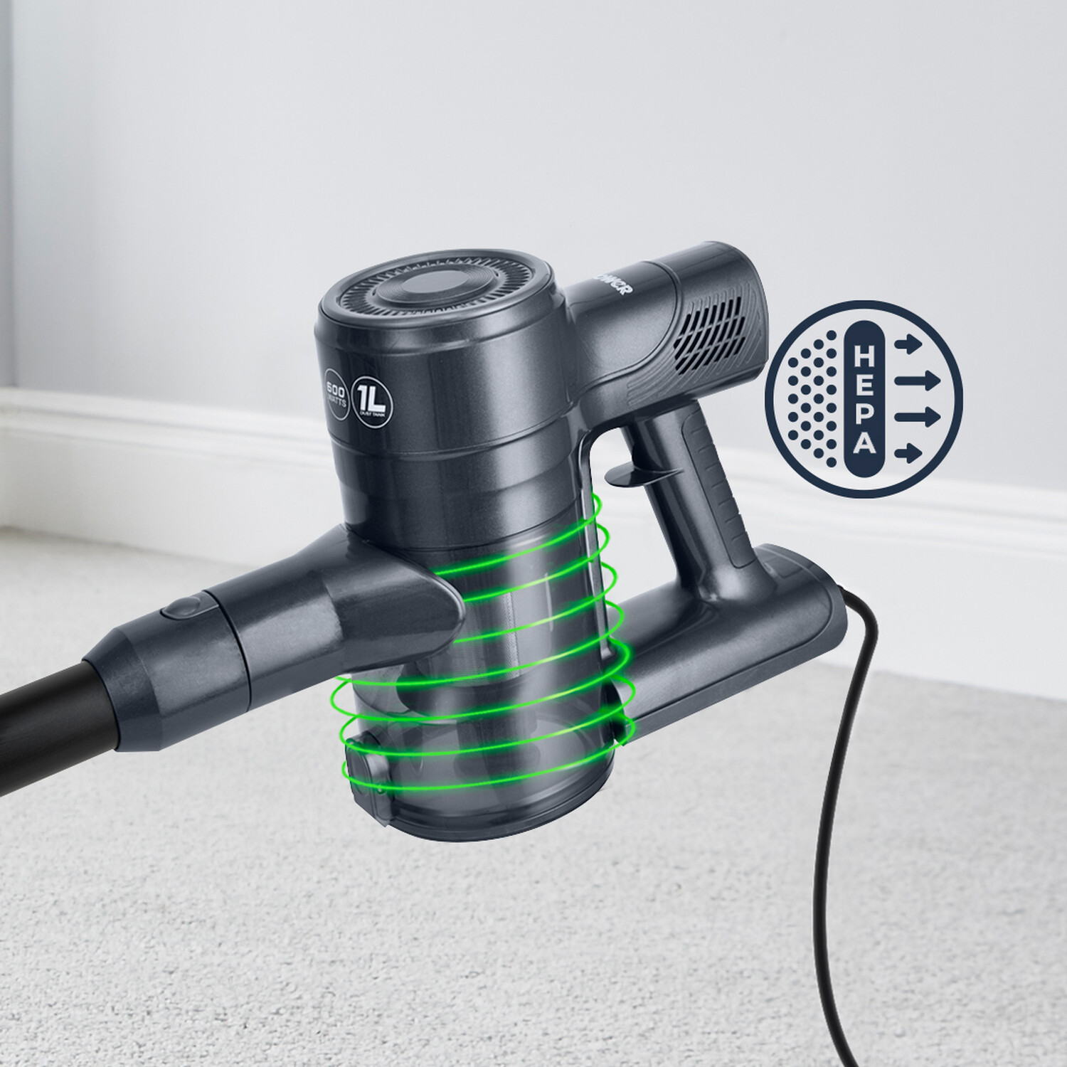 Tower VL25 3-in-1 Corded Vacuum Cleaner Black Image 3