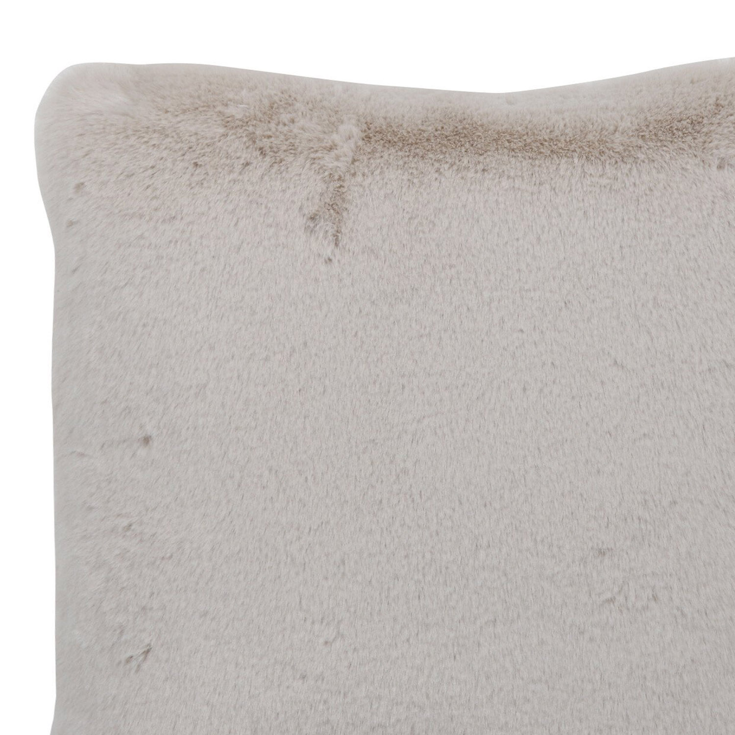 Rabbit Faux Fur Cushion Champagne 55cm Image 3