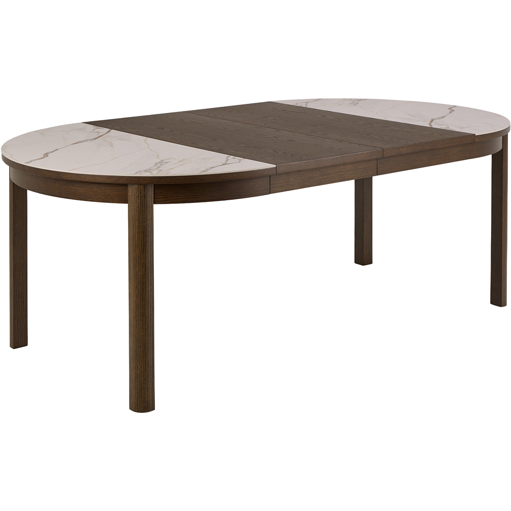 Furniture To Go Southampton Cream Ceramic 8 Seater 220cm Round Extendable Dining Table Image 8