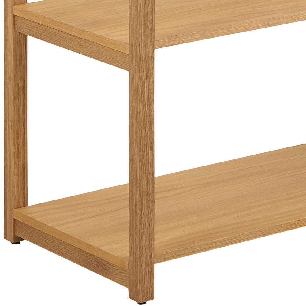 Florence Ludza 6 Shelf Oak Rectangular Bookcase Image 8