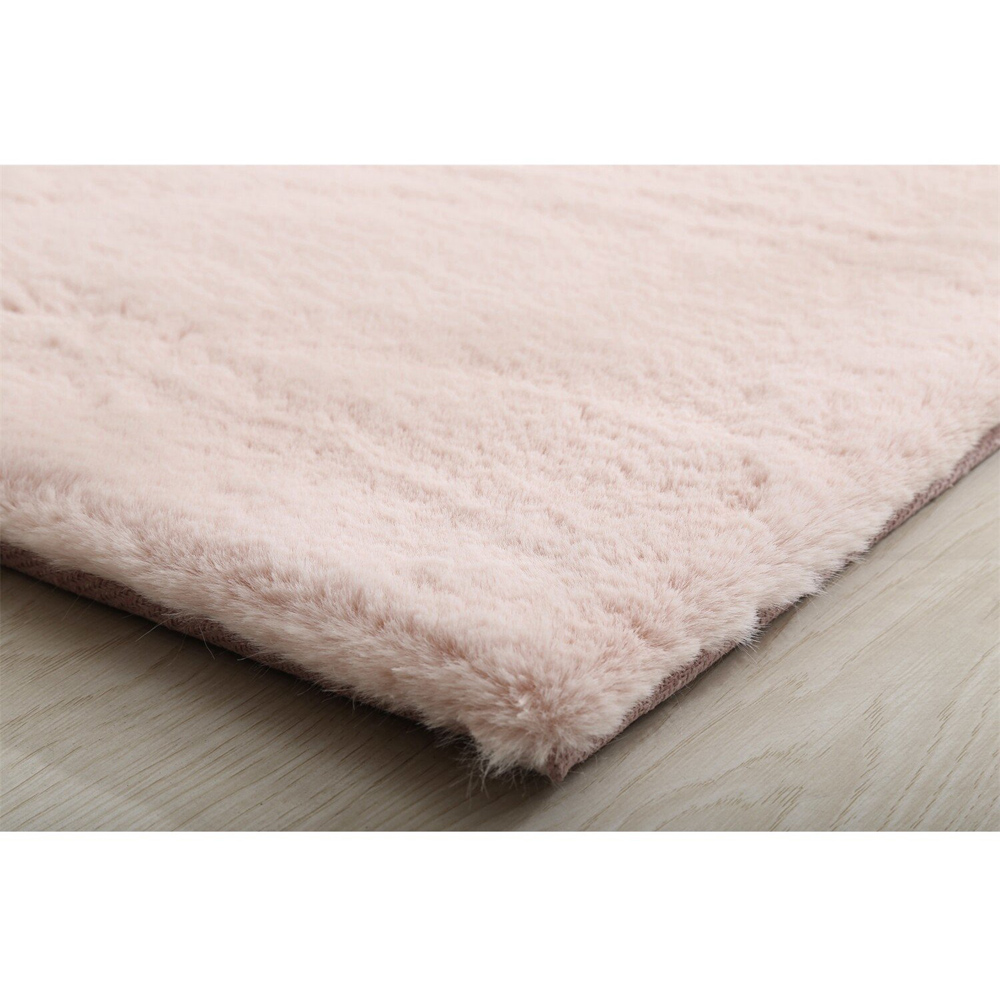 Blossom Lux Rabbit Faux Fur Rug 100 x 150cm Image 6