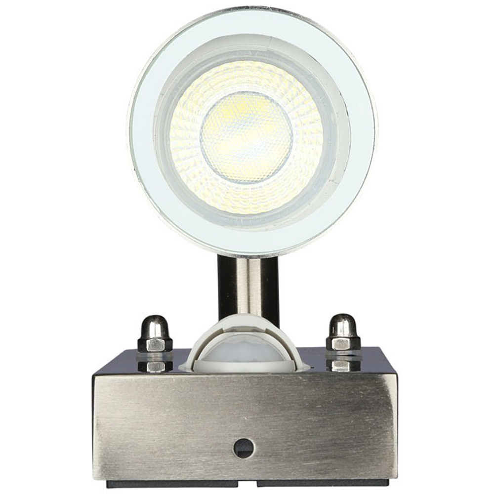 V-TAC GU10 Up and Down Stainless Steel Wall Light with PIR Sensor Image 4