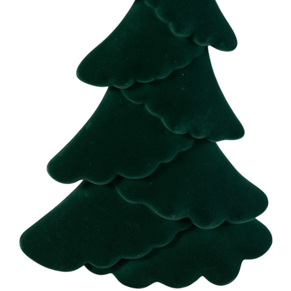 Green Flocked Christmas Tree - Green Image 5