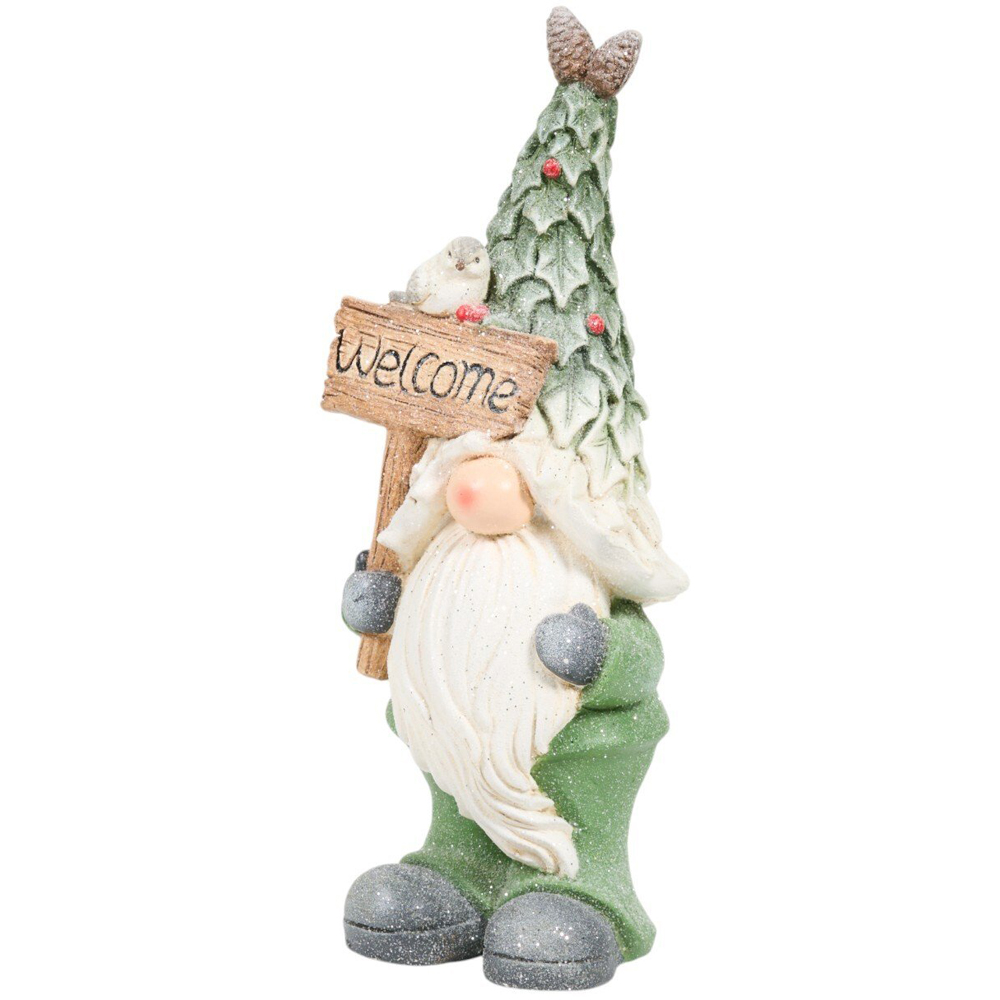 Welcome Gnome Ornament Green Image 2