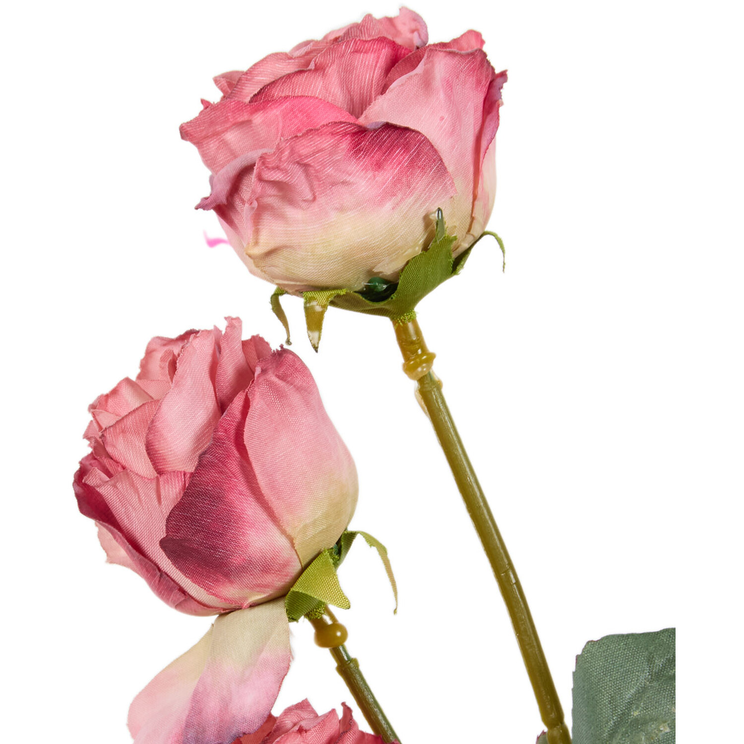 Faux Dried Rose - Pink Image 3