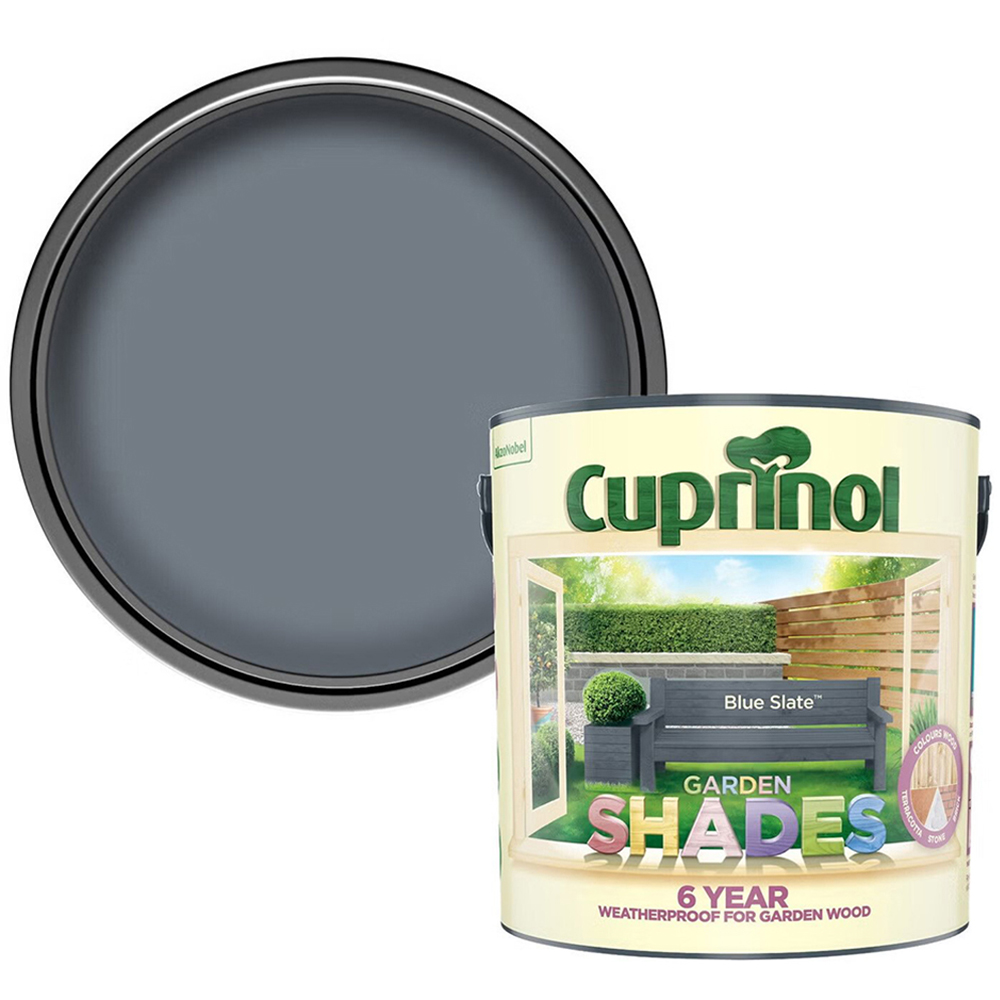 Cuprinol Garden Shades Blue Slate Exterior Paint 2.5L Image 1