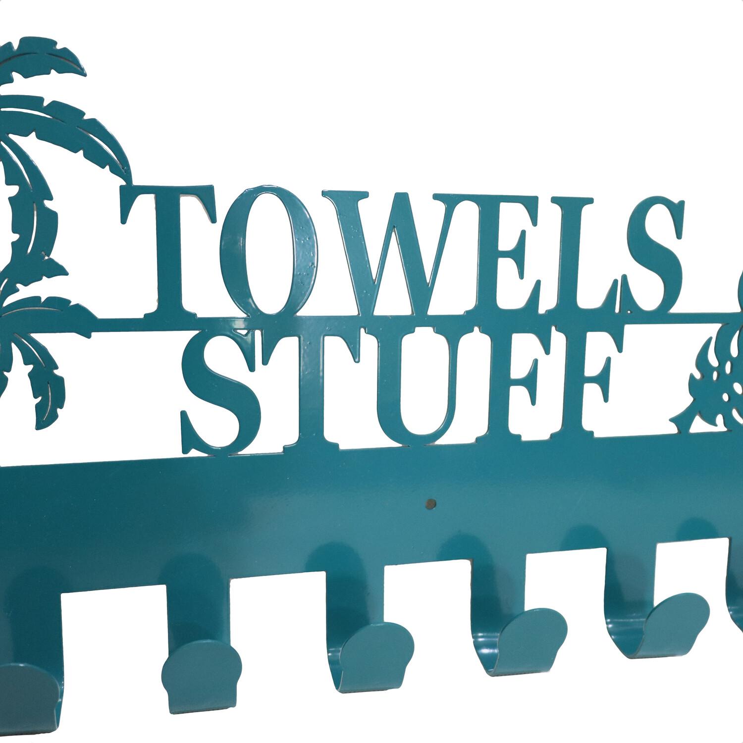Indoor and Outdoor Towels and Stuff Hooks - Blue Image 3