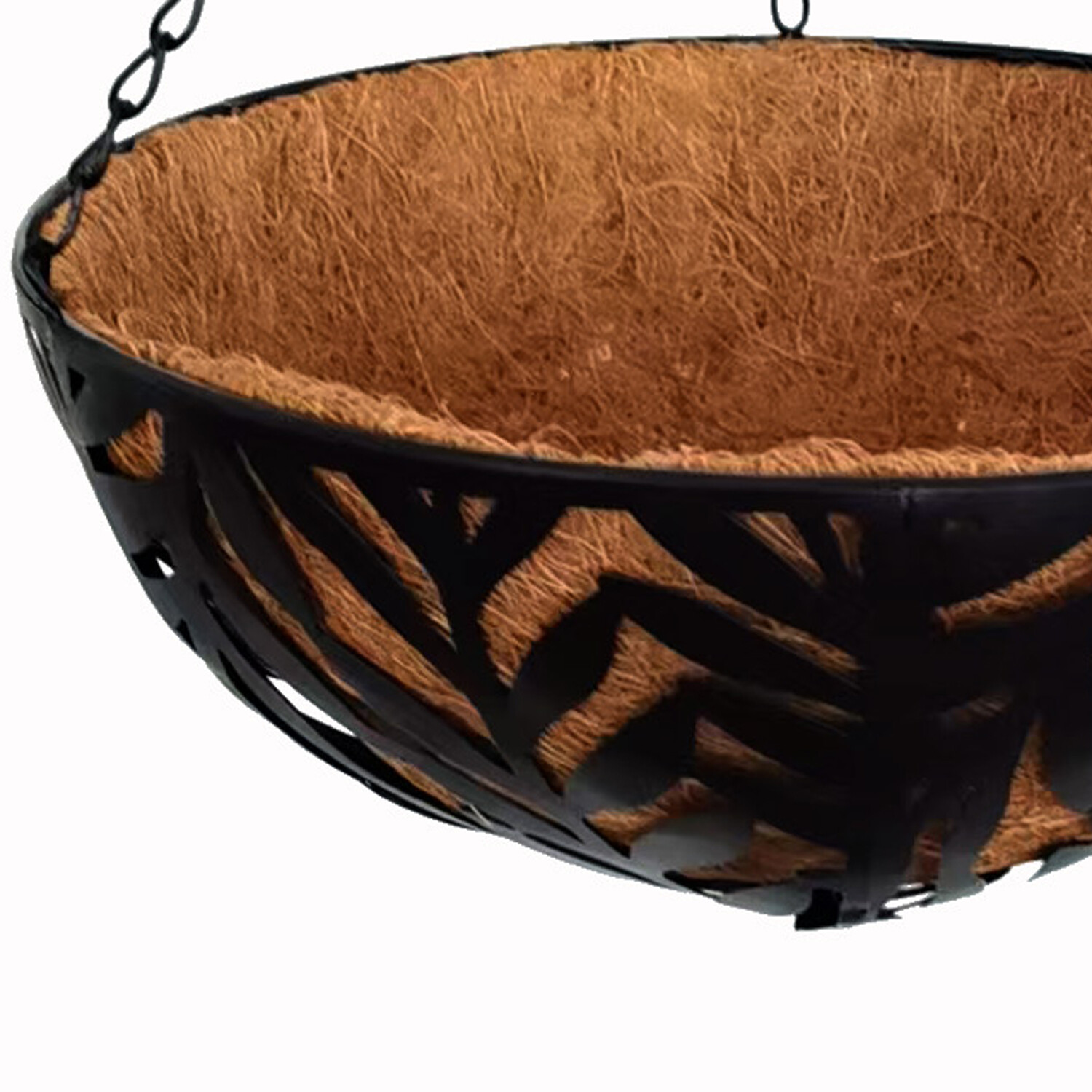 Ornate Hanging Basket Black 30cm Image 2