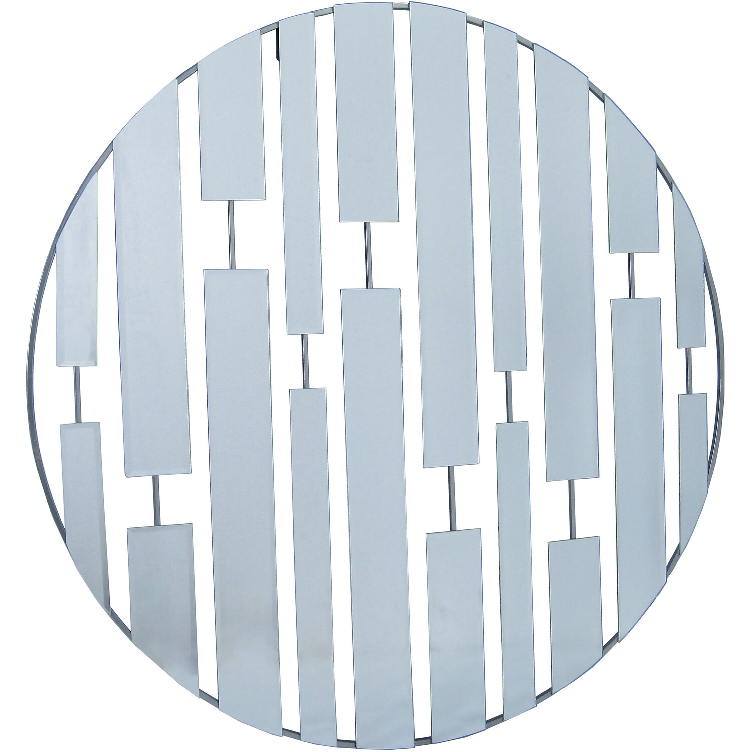 Milani Abstract Mirror Clear and Silver Image 2