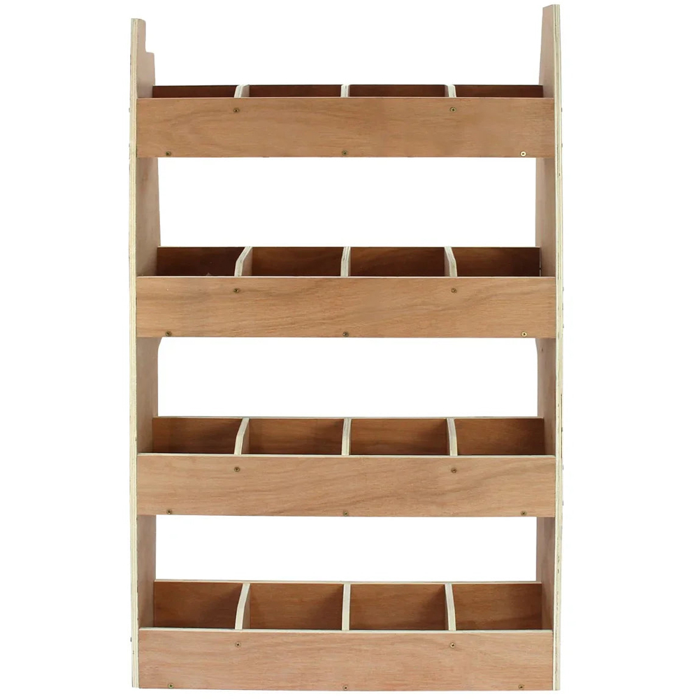 Monster Racking 4-Tier Brown Nissan Primastar Plywood Van Racking Unit Image 3