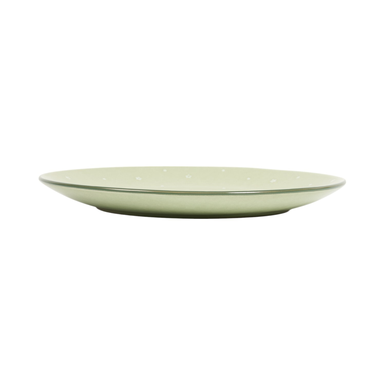 Nordic Tree Dinner Plate Green Image 3