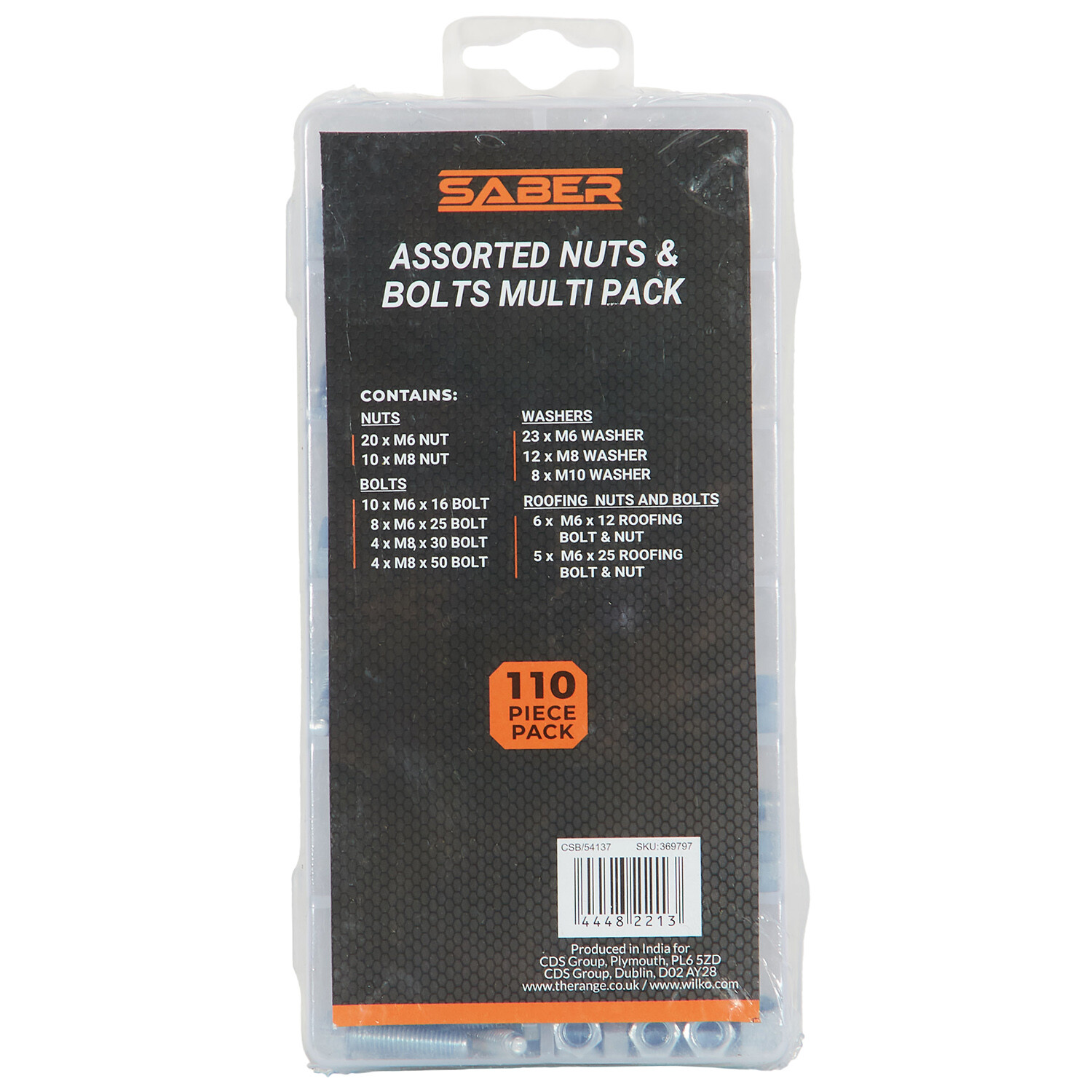 Saber Assorted Nuts And Bolts Multipack Image 2