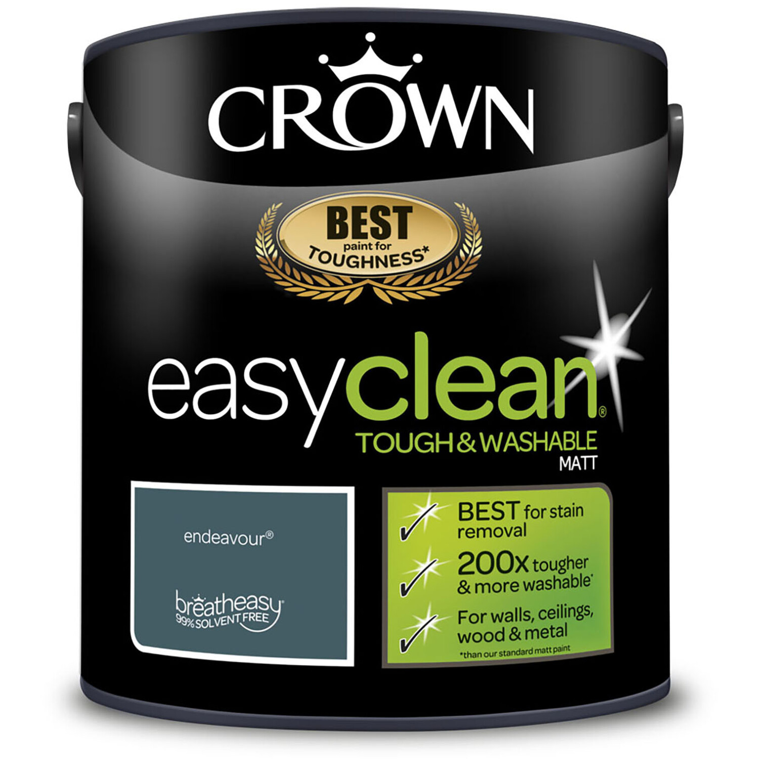 Crown Easyclean Matt Emulsion Paint - Endeavour Image 7