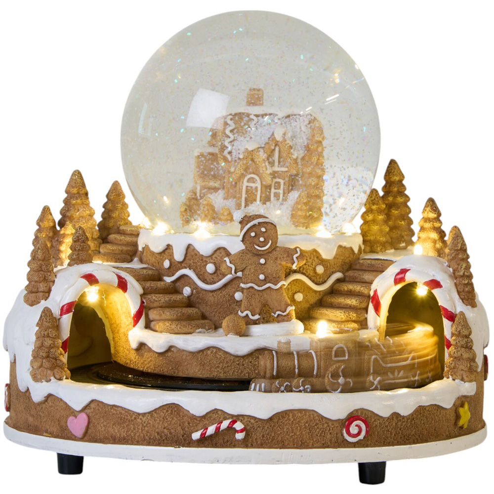 Gingerbread Snow GlobeNeutral Image 3
