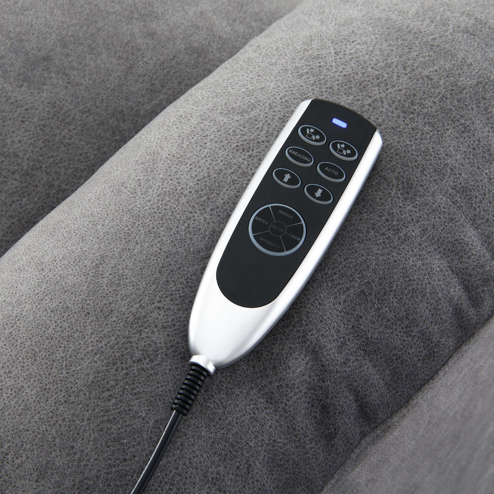 Newmarket Power Lift and Rise Light Grey Recliner Massage Chair with Remote Image 3
