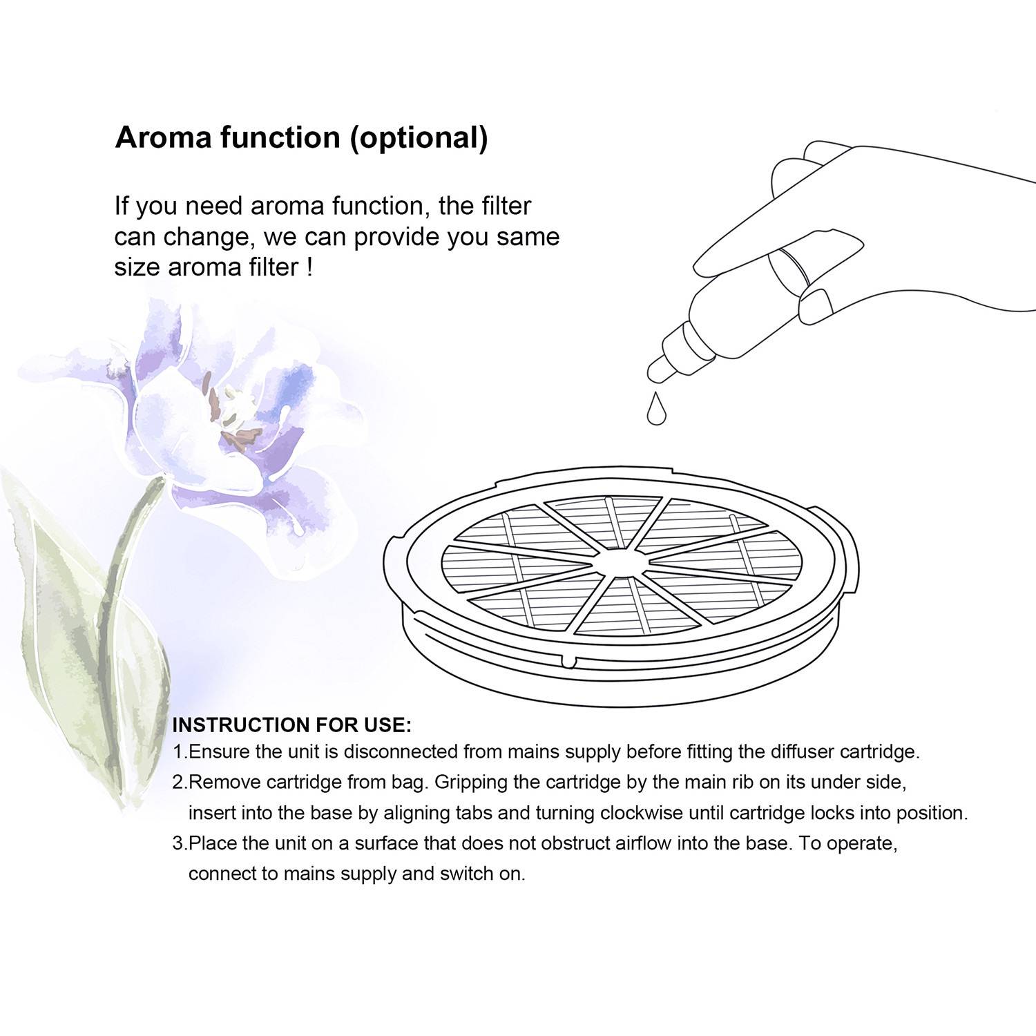 GL-203 White HEPA Filter Air Purifier Image 4