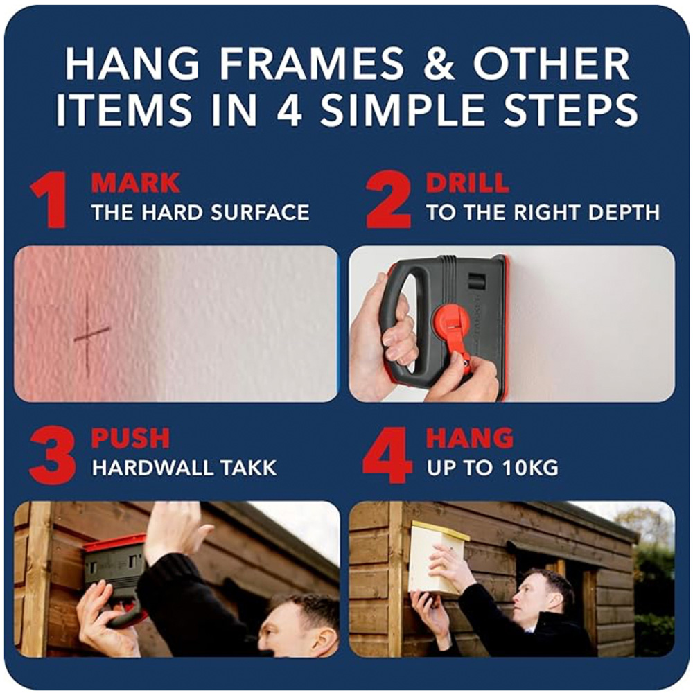 Takker Hardwall Picture Hanging Kit 78 Piece Image 2