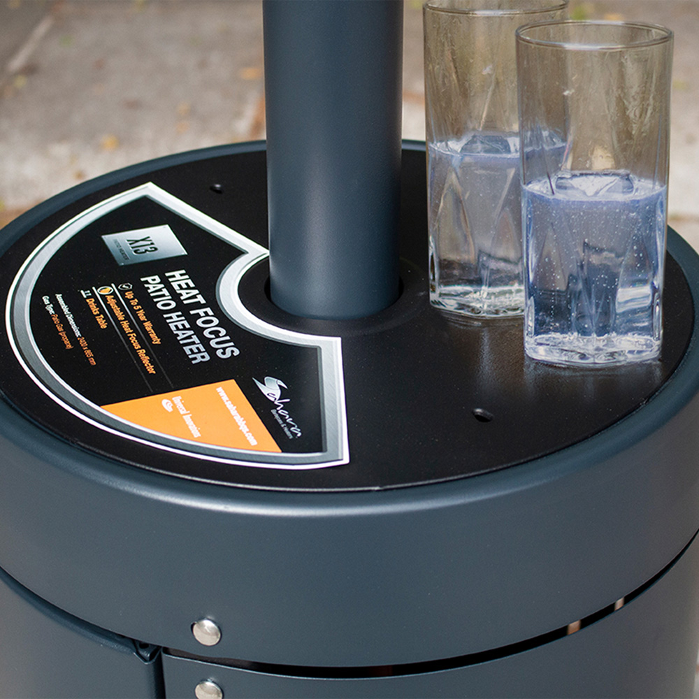 Sahara X13 Teal Heat Focus Gas Patio Heater Image 4