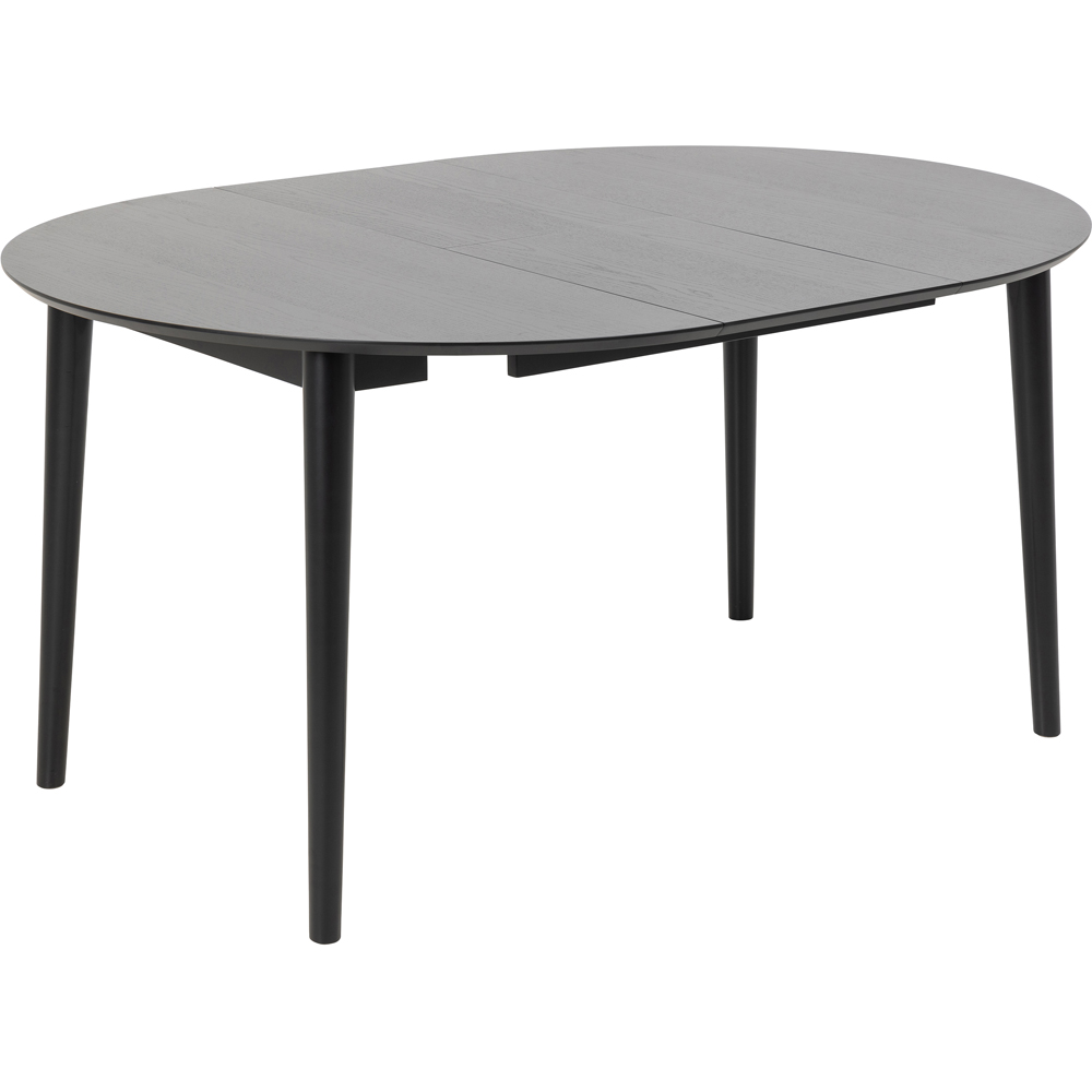 Furniture To Go Montreux Black 6 Seater 115 to 154cm Round Extending Dining Table Image 3