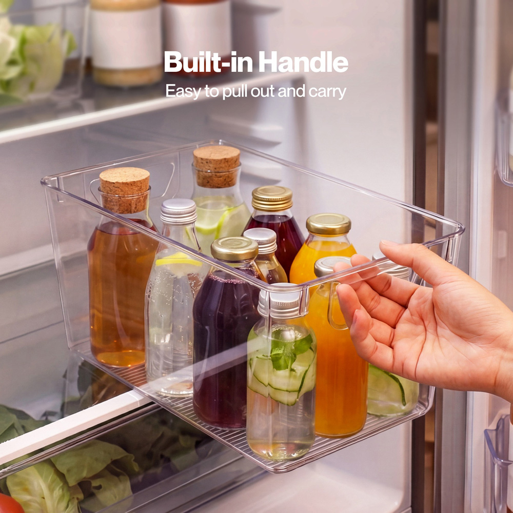 Toque Clear Fridge Storage Bin 6 Pack Image 4