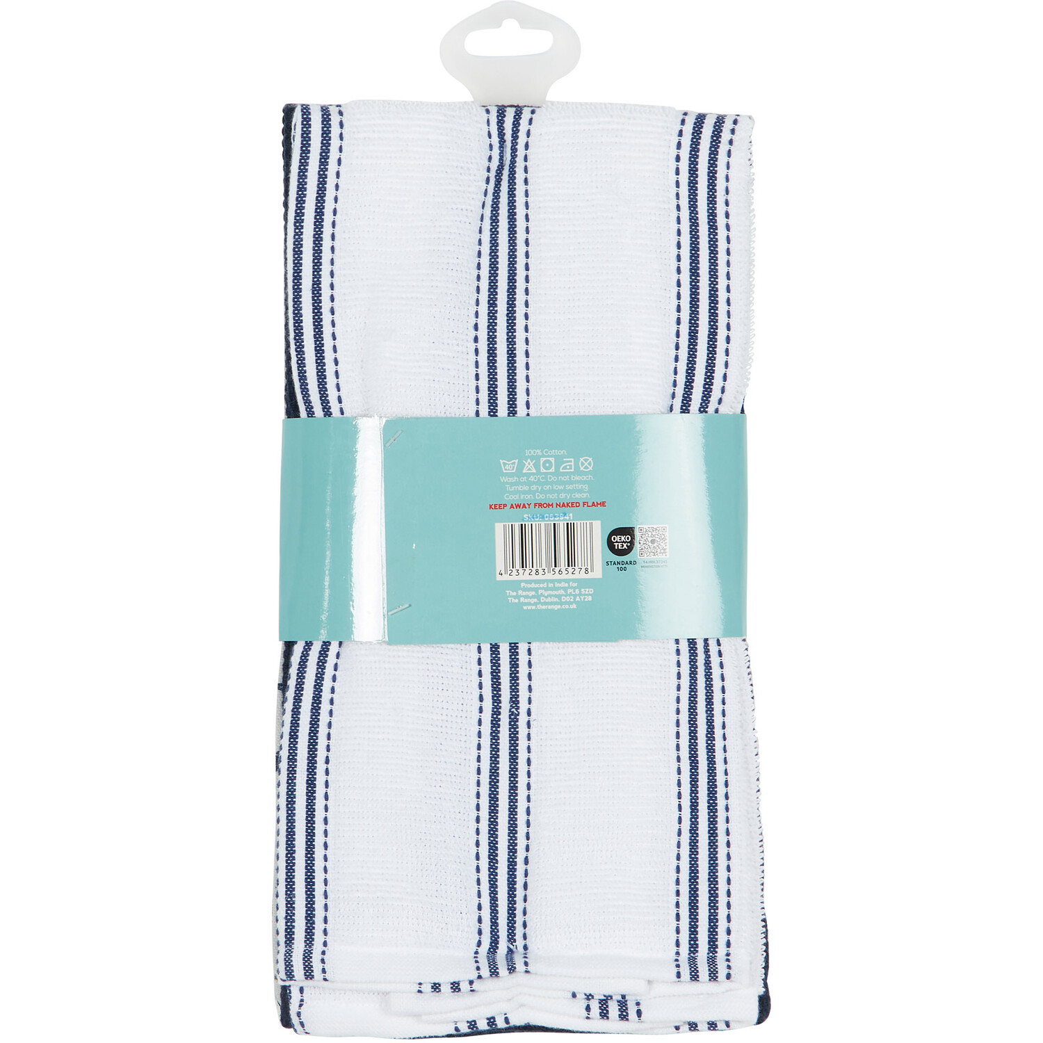 Pack of 3 My Home Seagull Tea Towels - Blue Image 2