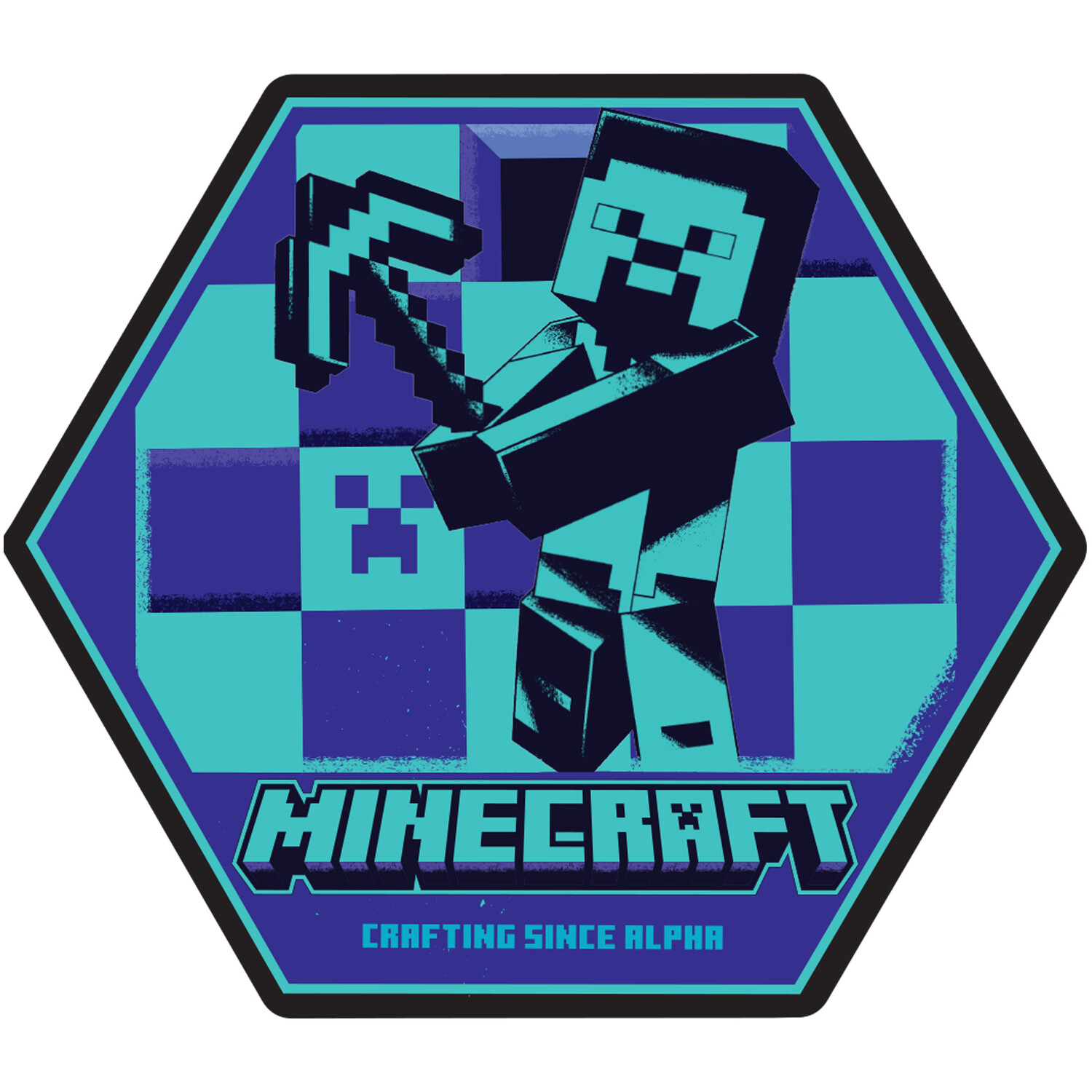 Minecraft Reversible Craft Shaped Cushion Multicolour Image 3