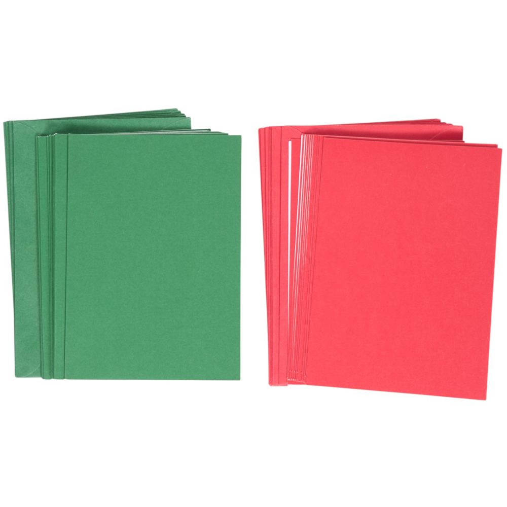 Cards and Envelopes Red and Green - A6 Image 2