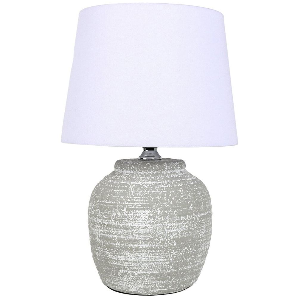 Caspian Grey Concrete Table Lamp Image 1